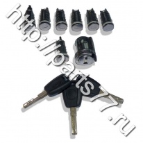 Комплект ключей и личинок Fiat Doblo 06->, 71751599/71744148
